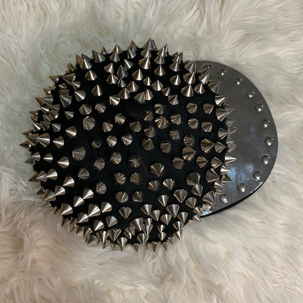 Studded spiked hat